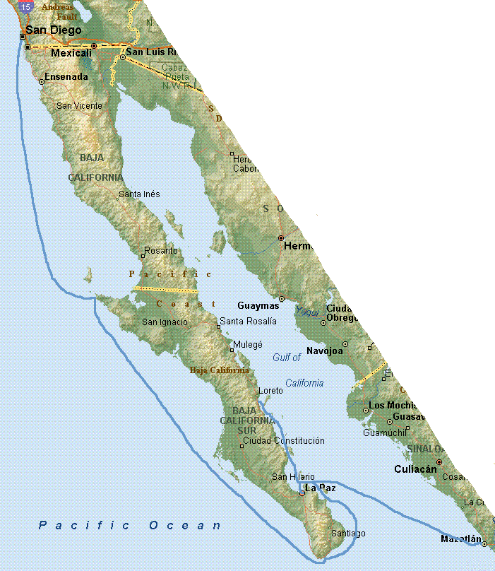 Baja Map